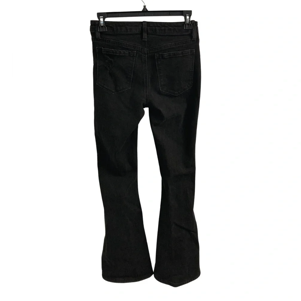 LOVE CULT BLACK FLARE JEANS SIZE 6 - Picture 2 of 4